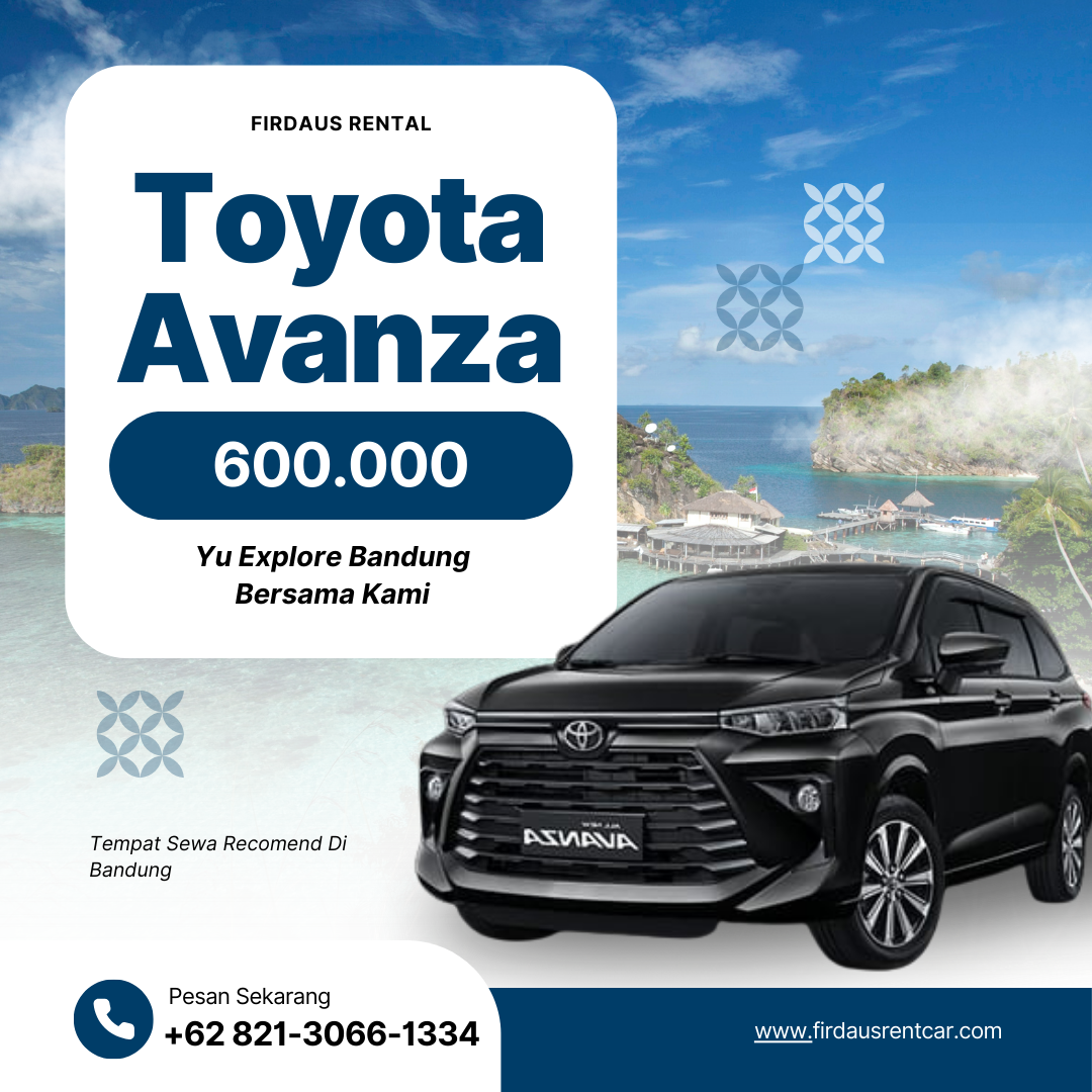 Sewa Toyota Avanza Bandung - Firdaus Rental