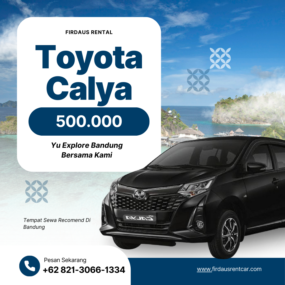 Sewa Toyota Calya Bandung - Firdaus Rental